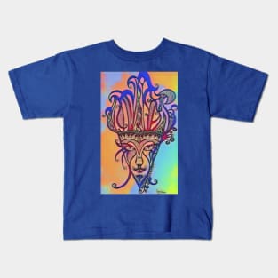 Venetian Mask Drawing Kids T-Shirt